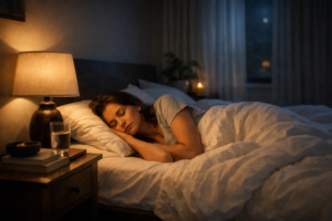 Why Your Brain Races at Bedtime and What Actually Helps You Calm It Down